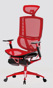 Polyester Ergonomic Mesh Office Chair With Lumbar Support Ergonomic Work Chair PA Castor