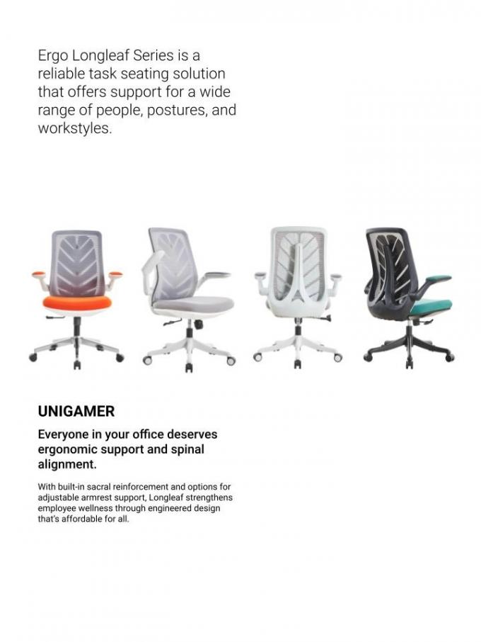 Adaptive Spring Green Swivel Desk Chair Adjustable Office Chair With